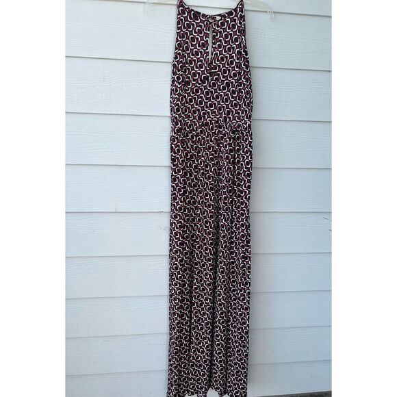 MICHAEL KORS Pink Sleeveless Maxi Dress with Slit size L - Picture 7 of 13